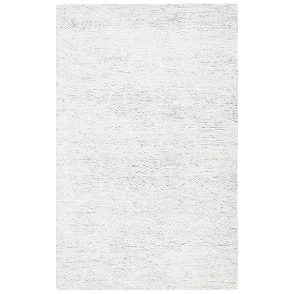 SAFAVIEH Metro Patricia Distressed Area Rug, Dark Grey/Ivory, 5' x 8'