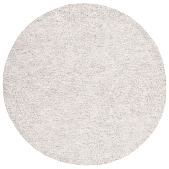 SAFAVIEH Metro Patricia Distressed Area Rug, Natural/Ivory, 4' x 4' Round