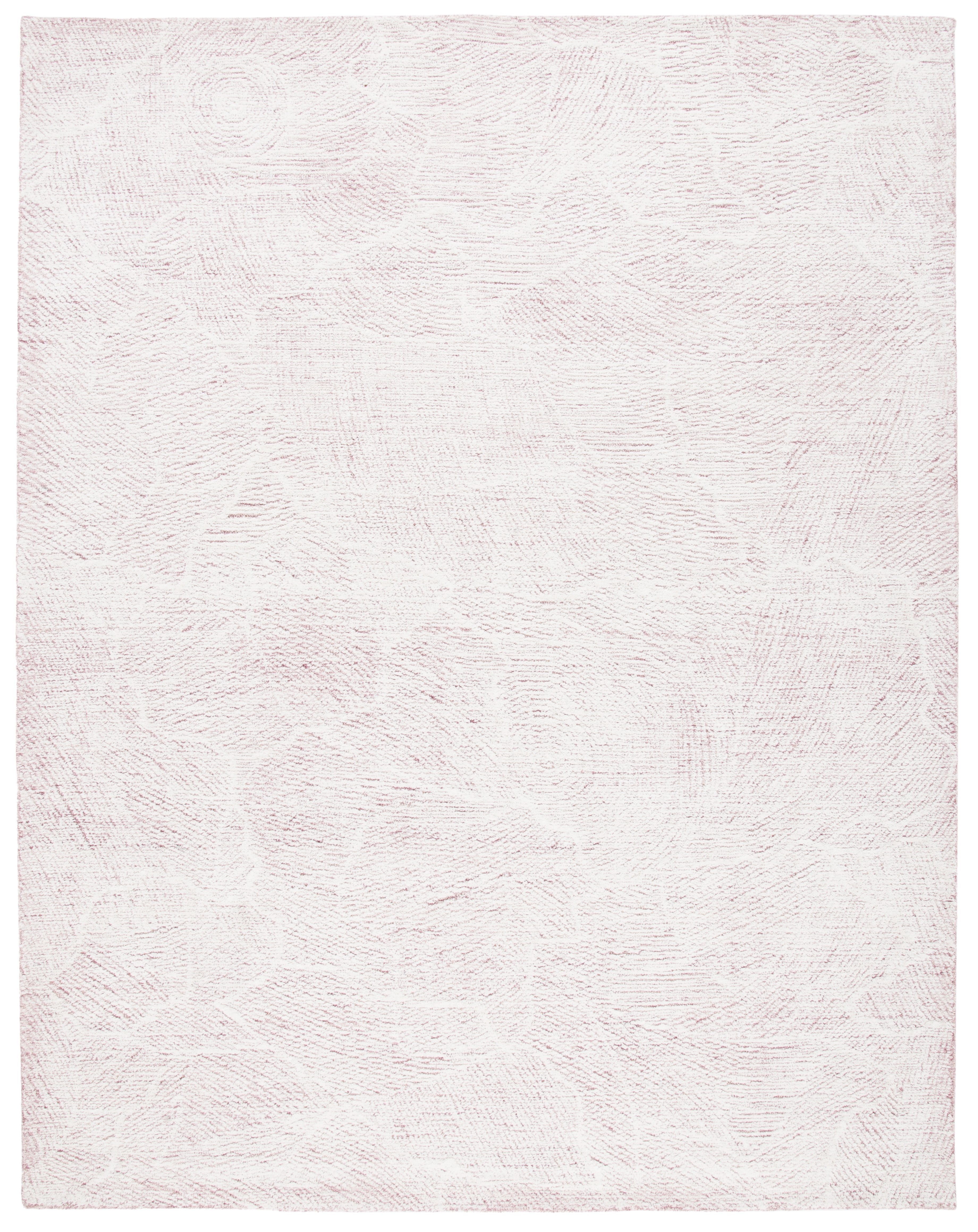 Ivory Floral 8' x 10' Handmade Wool Tufted Area Rug