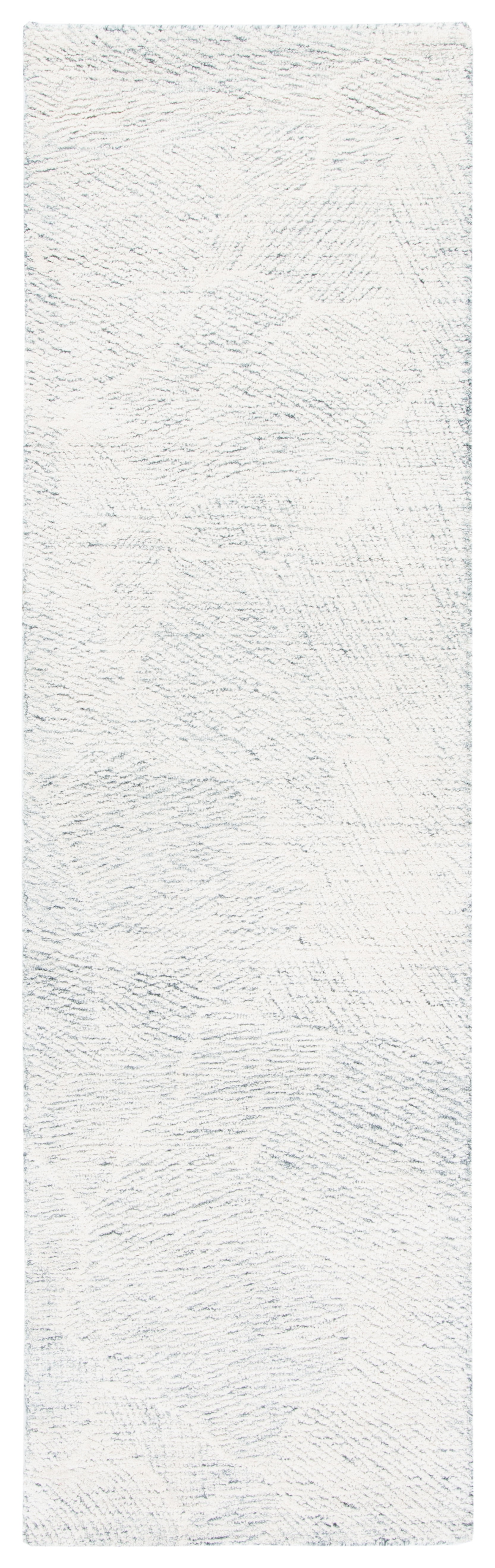 SAFAVIEH Metro Patricia Distressed Runner Rug, Dark Grey/Ivory, 2'3" x 10'