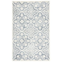 SAFAVIEH Metro Phipp Medallion Area Rug, Light Blue/Ivory, 8' x 10'