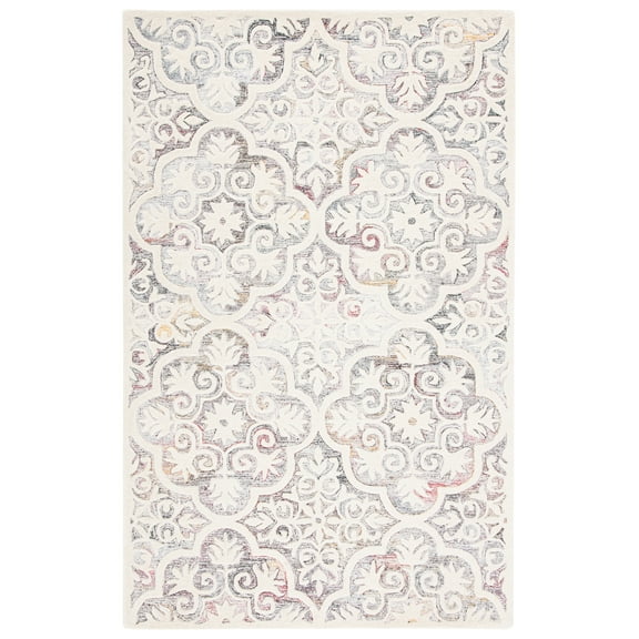 SAFAVIEH Metro Phipp Medallion Area Rug, Red/Ivory, 8' x 10'
