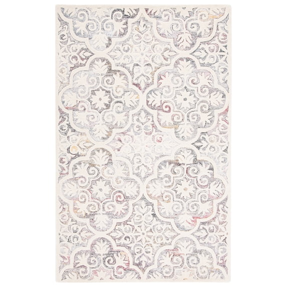 SAFAVIEH Metro Phipp Medallion Area Rug, Red/Ivory, 8' x 10'