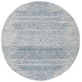 thumbnail image 1 of SAFAVIEH Metro Rae Striped Area Rug, Natural/Blue, 6' x 6' Round, 1 of 8