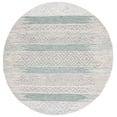 thumbnail image 1 of SAFAVIEH Metro Rae Striped Area Rug, Natural/Light Grey, 6' x 6' Round, 1 of 8