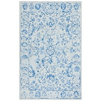 SAFAVIEH Metro Rhoda Floral Area Rug, Blue/Beige, 8' x 10'