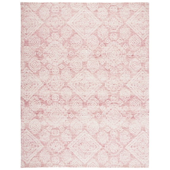 SAFAVIEH Metro Riley Medallion Area Rug, Dark Pink/Ivory, 8' x 10'
