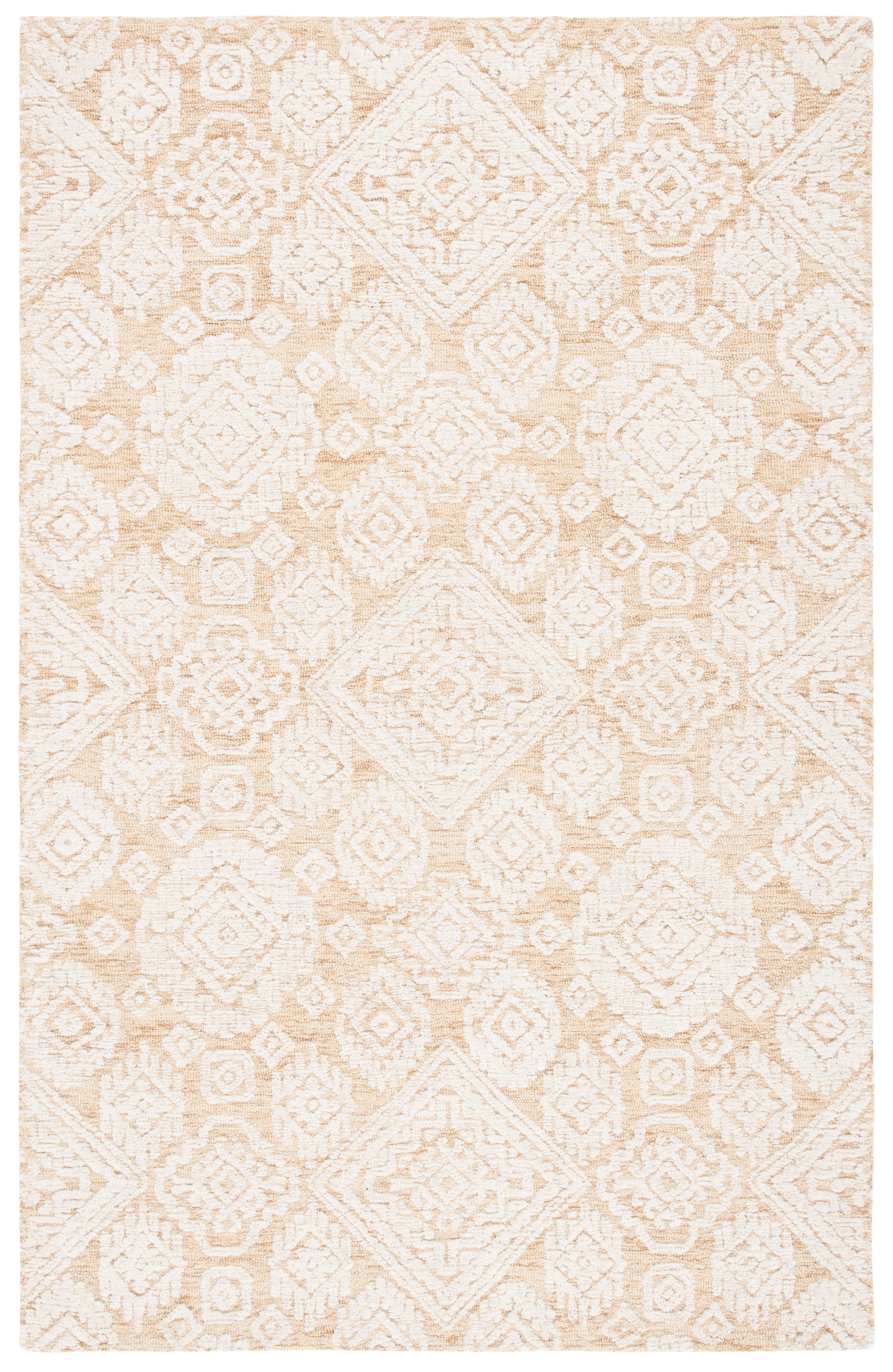 SAFAVIEH Metro Riley Medallion Area Rug, Gold/Ivory, 5' x 8'