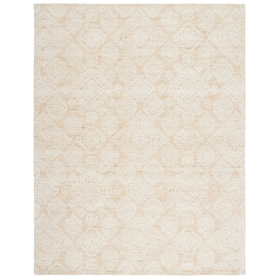 SAFAVIEH Metro Riley Medallion Area Rug, Gold/Ivory, 8' x 10'