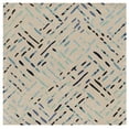 thumbnail image 1 of SAFAVIEH Metro Rodina Geometric Striped Area Rug, Gray/Blue, 6' x 6' Square, 1 of 7