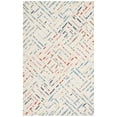 thumbnail image 1 of SAFAVIEH Metro Rodina Geometric Striped Area Rug, Ivory/Blue, 5' x 8', 1 of 4