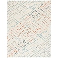 thumbnail image 1 of SAFAVIEH Metro Rodina Geometric Striped Area Rug, Ivory/Blue, 8' x 10', 1 of 8