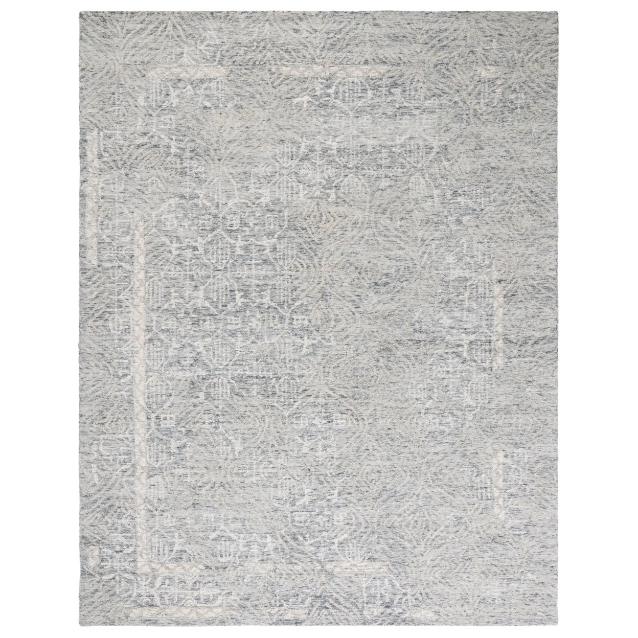 SAFAVIEH Metro Saranna Medallion Area Rug, Grey/Ivory, 4' x 6'
