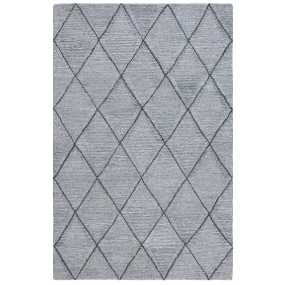SAFAVIEH Metro Sloane Diamond Area Rug, Gray/Charcoal, 6' x 9'