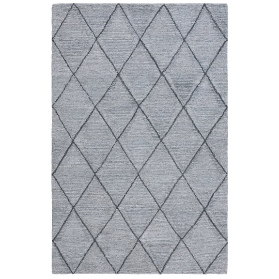 SAFAVIEH Metro Sloane Diamond Area Rug, Gray/Charcoal, 6' x 9'