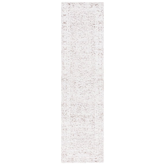 SAFAVIEH Metro Smith Medallion Runner Rug, Ivory/Beige, 2'3" x 9'