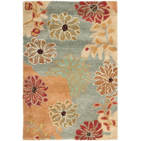 SAFAVIEH Metro Stephanie Floral Wool Area Rug, Multi, 2' x 3'