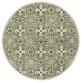 thumbnail image 1 of SAFAVIEH Metro Sunny Medallion Area Rug, Green/Ivory, 6' x 6' Round, 1 of 8