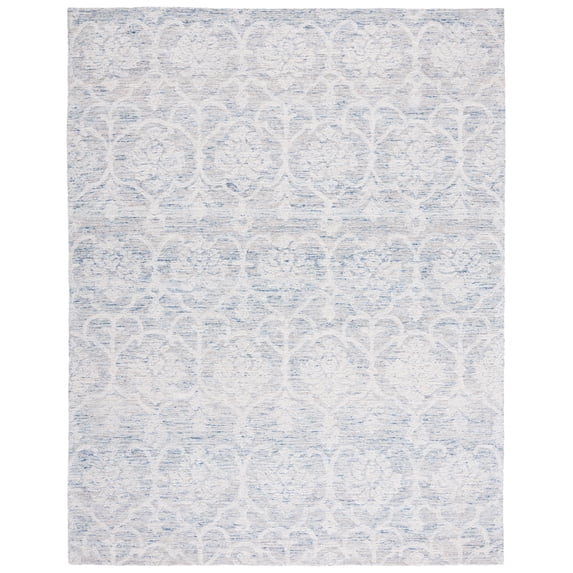 SAFAVIEH Metro Sutton Medallion Area Rug, Light Blue/Ivory, 3' x 5'
