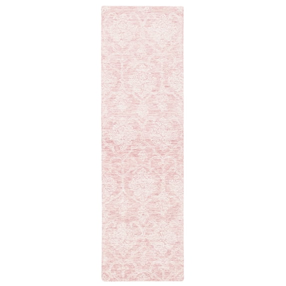 SAFAVIEH Metro Sutton Medallion Runner Rug, Pink/Ivory, 2'3" x 8'