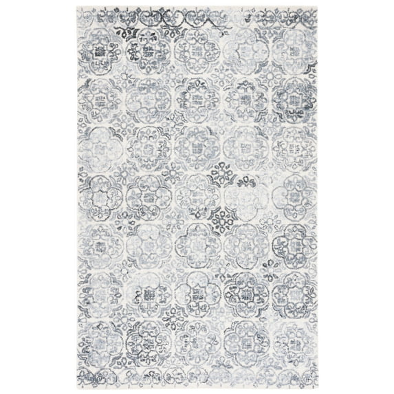 SAFAVIEH Metro Tama Medallion Area Rug, Ivory/Grey, 8' x 10'