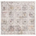 thumbnail image 1 of SAFAVIEH Metro Tama Medallion Area Rug, Ivory/Red, 6' x 6' Square, 1 of 8
