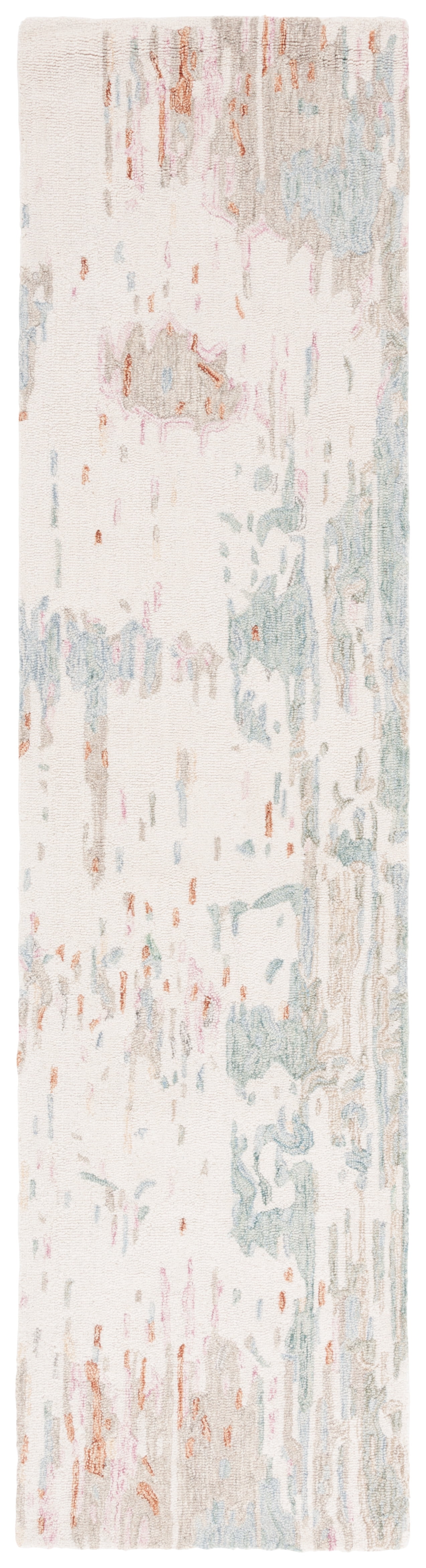 Safavieh Metro Teague Abstract Runner Rug, Ivory/Green, 2'3" x 9'