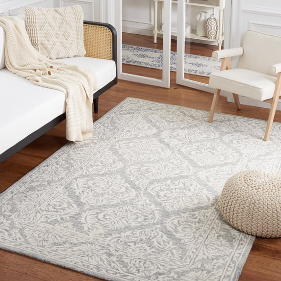 Safavieh Metro Wayland Medallion Area Rug, Dark Gray/Ivory, 5' x 8'