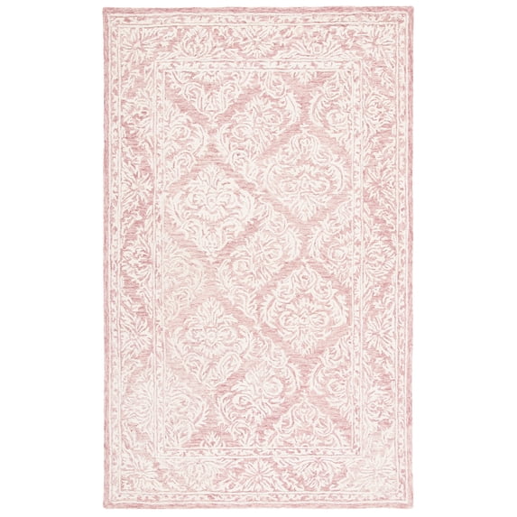 SAFAVIEH Metro Wayland Medallion Area Rug, Pink/Ivory, 5' x 8'