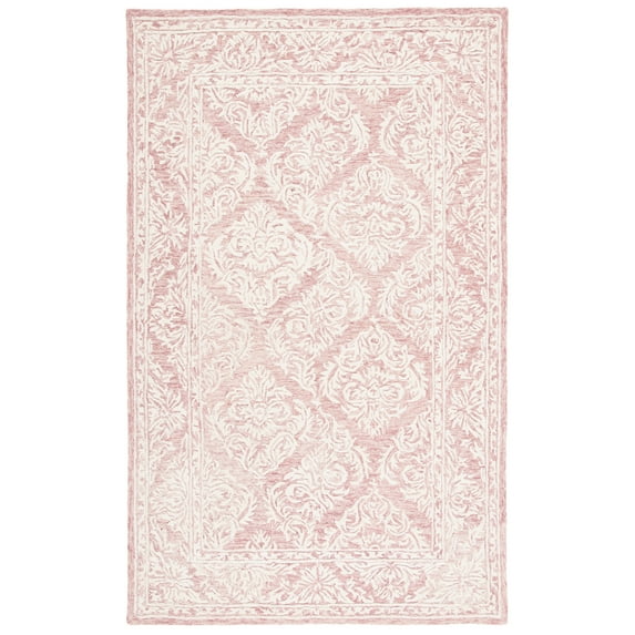 SAFAVIEH Metro Wayland Medallion Area Rug, Pink/Ivory, 8' x 10'