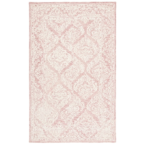 SAFAVIEH Metro Wayland Medallion Area Rug, Pink/Ivory, 8' x 10'