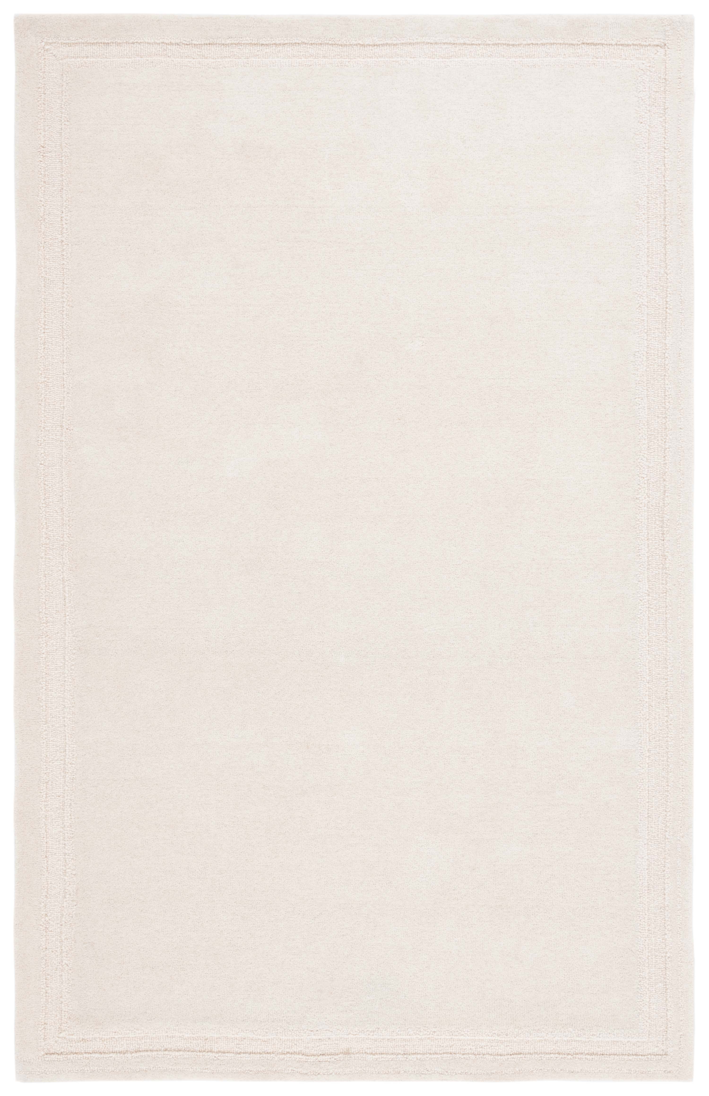 SAFAVIEH Metro Winston Solid Area Rug, Ivory, 4' x 6'