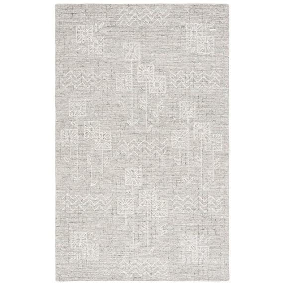 SAFAVIEH Metro Yolonda Distressed Area Rug, Beige/Ivory, 4' x 6'