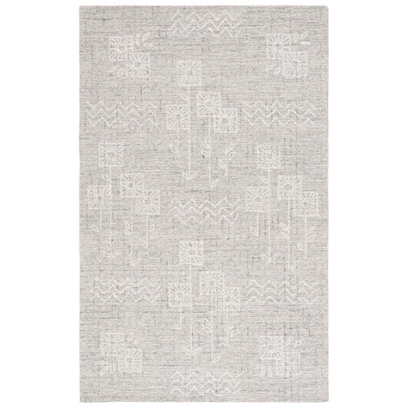 SAFAVIEH Metro Yolonda Distressed Area Rug, Beige/Ivory, 8' x 10'
