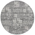 thumbnail image 1 of SAFAVIEH Metro Yolonda Distressed Area Rug, Black/Ivory, 6' x 6' Round, 1 of 8