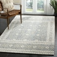 thumbnail image 1 of SAFAVIEH Micro-Loop Aditya Abstract Geometric Area Rug, Blue/Ivory, 4' x 6', 1 of 7