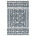 thumbnail image 1 of SAFAVIEH Micro-Loop Aditya Geometric Area Rug, Navy/Ivory, 4' x 6', 1 of 7