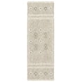 thumbnail image 1 of SAFAVIEH Micro-Loop Aditya Geometric Runner Rug, Silver/Ivory, 2'3" x 7', 1 of 6