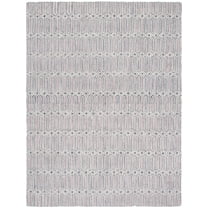 SAFAVIEH Micro-Loop Aisling Geometric Area Rug, Pink/Grey, 8' x 10'