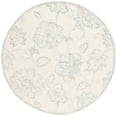 thumbnail image 1 of SAFAVIEH Micro-Loop Arda Floral Area Rug, Ivory/Blue, 6' x 6' Round, 1 of 8