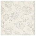thumbnail image 1 of SAFAVIEH Micro-Loop Arda Floral Area Rug, Ivory/Blue, 6' x 6' Square, 1 of 8