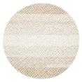 thumbnail image 1 of SAFAVIEH Micro-Loop Arnold Diamond Area Rug, Beige/Ivory, 5' x 5' Round, 1 of 8