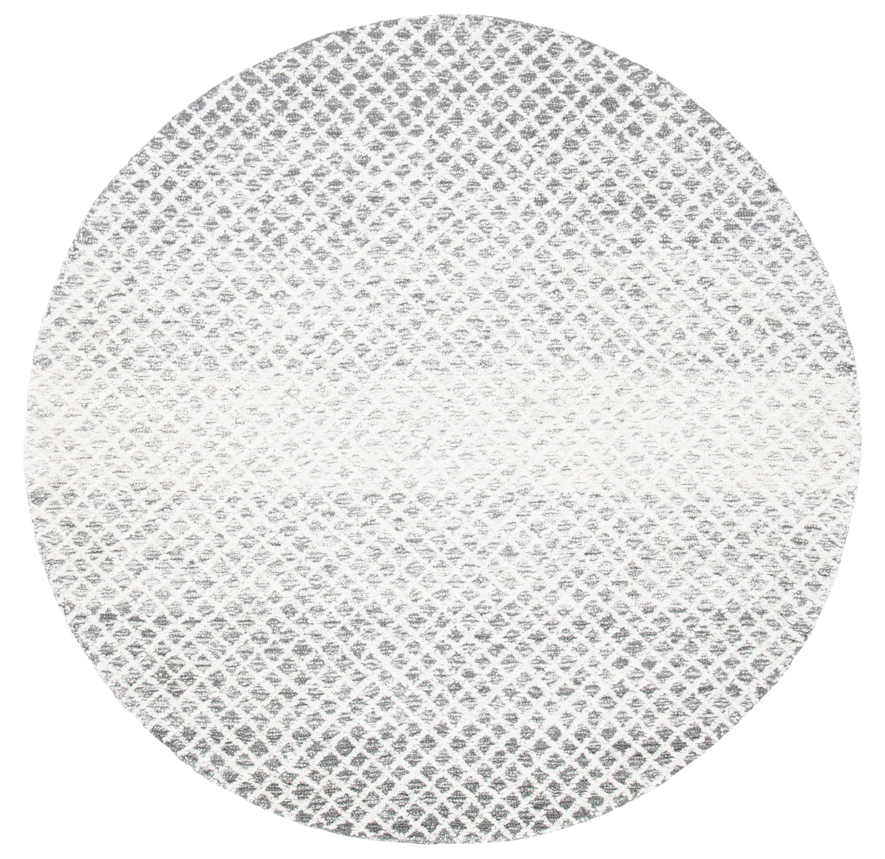 Round Diamond Rug SAFAVIEH Micro-Loop Arnold Diamond Area Rug, Grey/Ivory, 5' x 5' Round ...