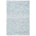 thumbnail image 1 of SAFAVIEH Micro-Loop Aspen Geometric Area Rug, Light Blue/Ivory, 4' x 6', 1 of 7