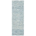 thumbnail image 1 of SAFAVIEH Micro-Loop Aspen Geometric Runner Rug, Light Blue/Ivory, 2'3" x 7', 1 of 10