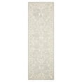 thumbnail image 1 of SAFAVIEH Micro-Loop Asteria Floral Bordered Wool Area Rug, Light Grey/Ivory, 5' x 5' Round, 1 of 8