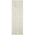 thumbnail image 1 of SAFAVIEH Micro-Loop Asteria Oriental Runner Rug, Light Grey/Ivory, 2'3" x 11', 1 of 7