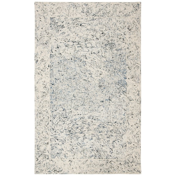 SAFAVIEH Micro-Loop Bertina Abstract Area Rug, Charcoal, 8' x 10'