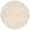 thumbnail image 1 of SAFAVIEH Micro-Loop Beth Distressed Area Rug, Ivory/Red, 6' x 6' Round, 1 of 8