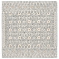thumbnail image 1 of SAFAVIEH Micro-Loop Blazhe Floral Area Rug, Silver/Ivory, 5' x 5' Square, 1 of 10